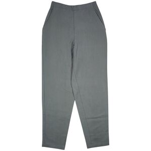 Eileen Fisher Pull On Pants Womens M Gray Denim High Rise Straight Leg Vintage